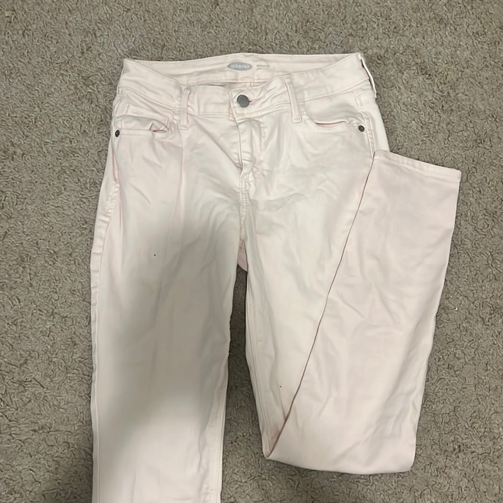 Light Pink Old Navy Skinny Jeans
